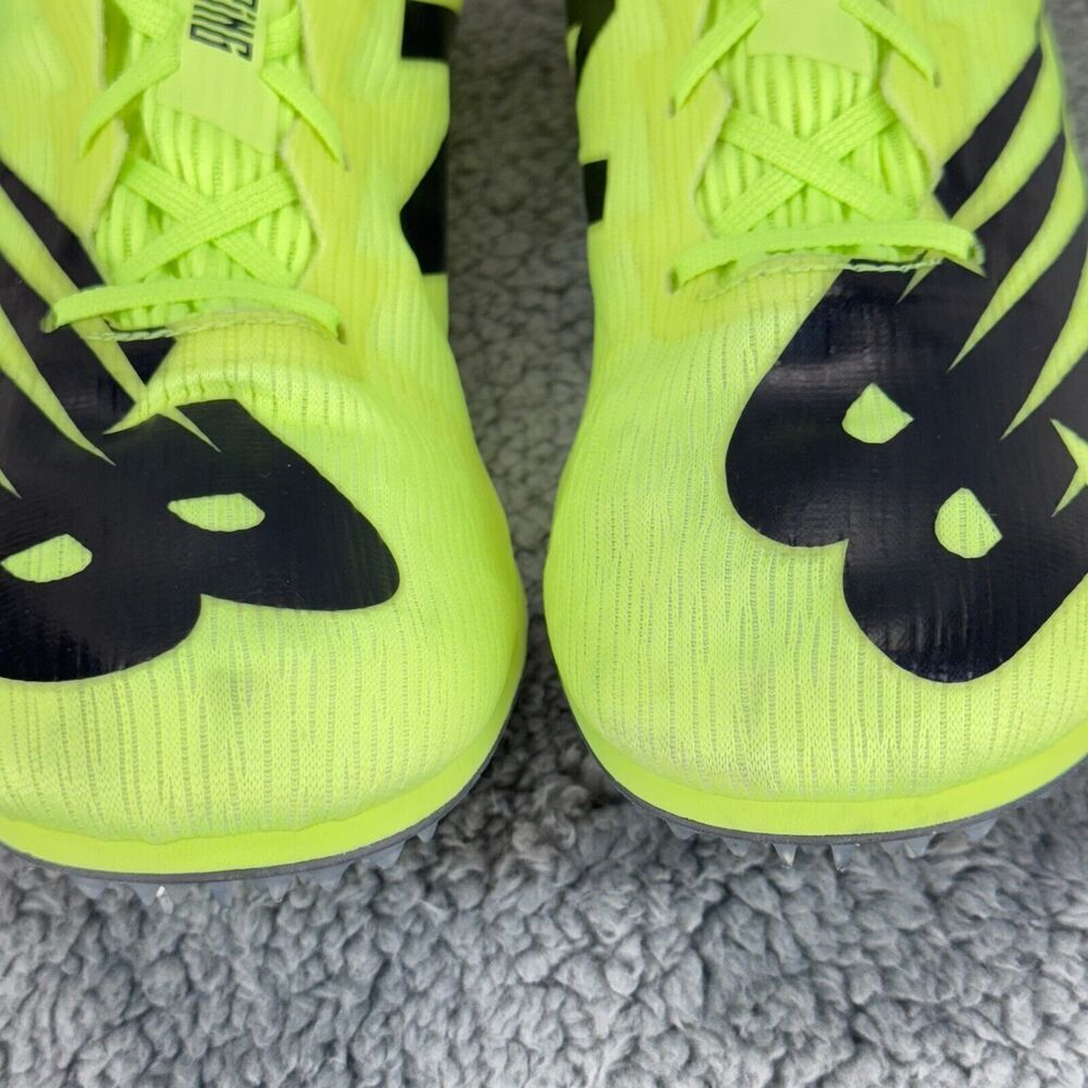 New Balance Racing Shoes MMD500Y7 Men Size 11 Neon Green Lace Up Spikes Track - Picture 12 of 14